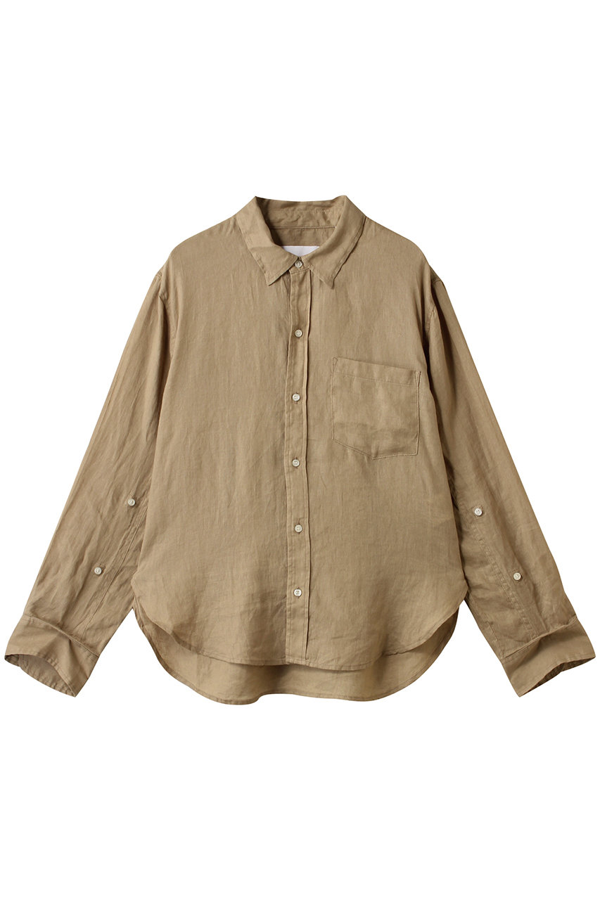 CITIZENS of HUMANITY KAYLA shrunken リネンシャツ (GOBI, S) シチズンズ・オブ・ヒューマニティ ELLE SHOP CITIZENS of HUMANITY KAYLA shrunken リネンシャツ (GOBI, S) シチズンズ・オブ・ヒューマニティ ELLE SHOP