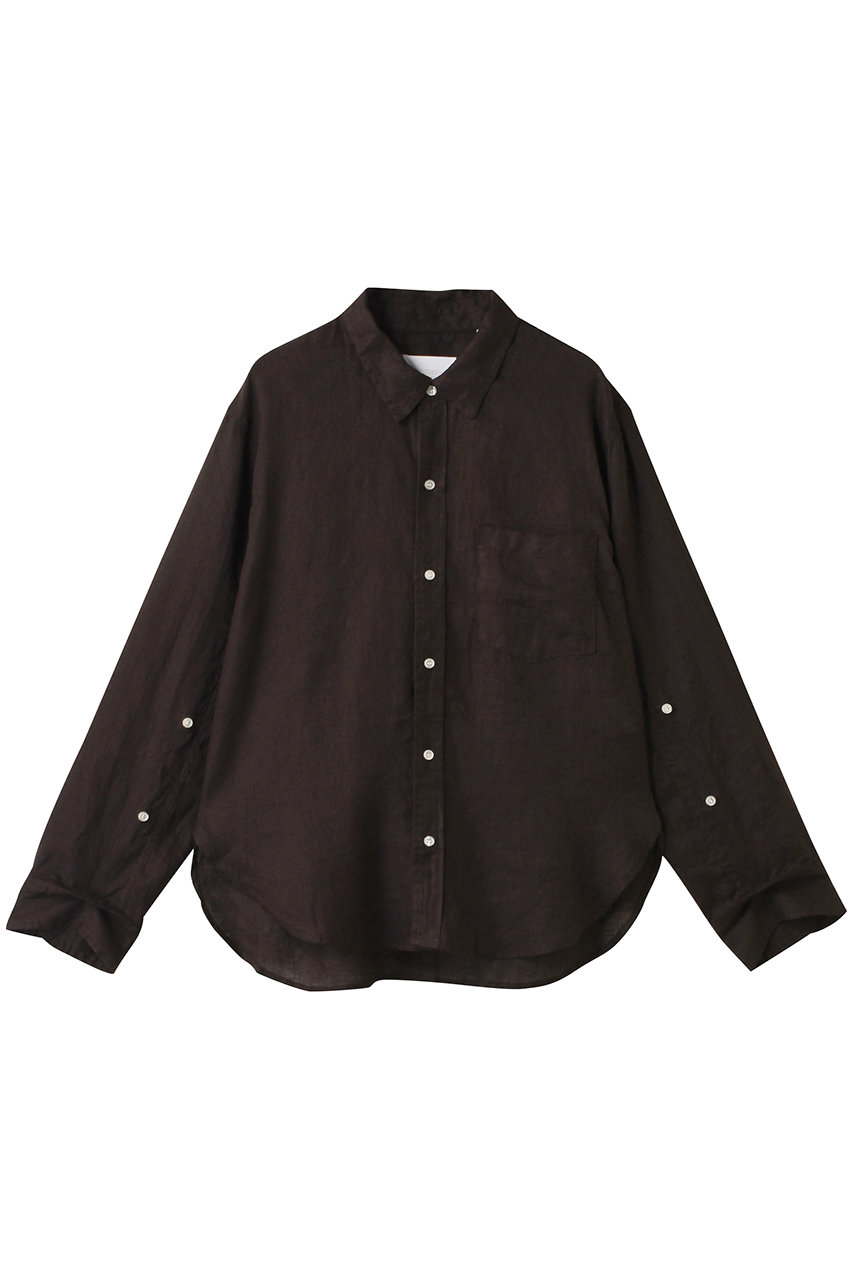 CITIZENS of HUMANITY KAYLA shrunken リネンシャツ (CHOCOLATE, S) シチズンズ・オブ・ヒューマニティ ELLE SHOP CITIZENS of HUMANITY KAYLA shrunken リネンシャツ (CHOCOLATE, S) シチズンズ・オブ・ヒューマニティ ELLE SHOP