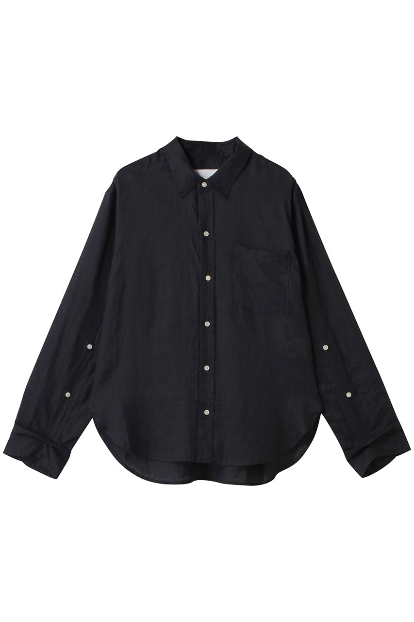 CITIZENS of HUMANITY KAYLA shrunken リネンシャツ (TRUE NAVY, S) シチズンズ・オブ・ヒューマニティ ELLE SHOP CITIZENS of HUMANITY KAYLA shrunken リネンシャツ (TRUE NAVY, S) シチズンズ・オブ・ヒューマニティ ELLE SHOP