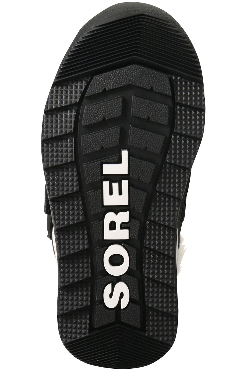 Sorel ソレル Kids 13 17cmチルドレンウィットニー ストラップ スノーブーツ レインブーツ ブラック の通販 Elleshop エル ショップ