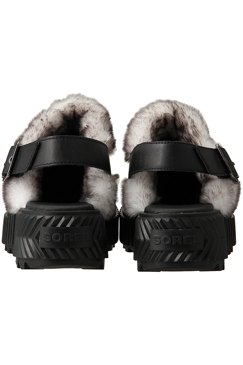 SOREL◇サンダル/24cm/BLK/レザー/2113151010 sorel サンダルの