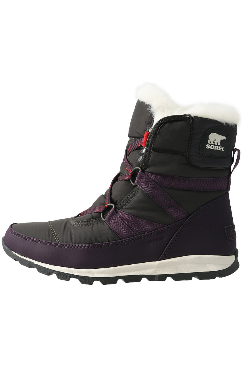 SALE 【30%OFF】 SOREL ソレル ウィットニーショートレース スノーブーツ ダークプラム