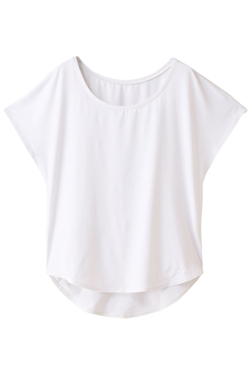 Reir(swim wear) 【ReirActive】UPF杢 Tシャツ (ホワイト, 24（M）) レイール(ﾐｽﾞｷﾞ) ELLE SHOP