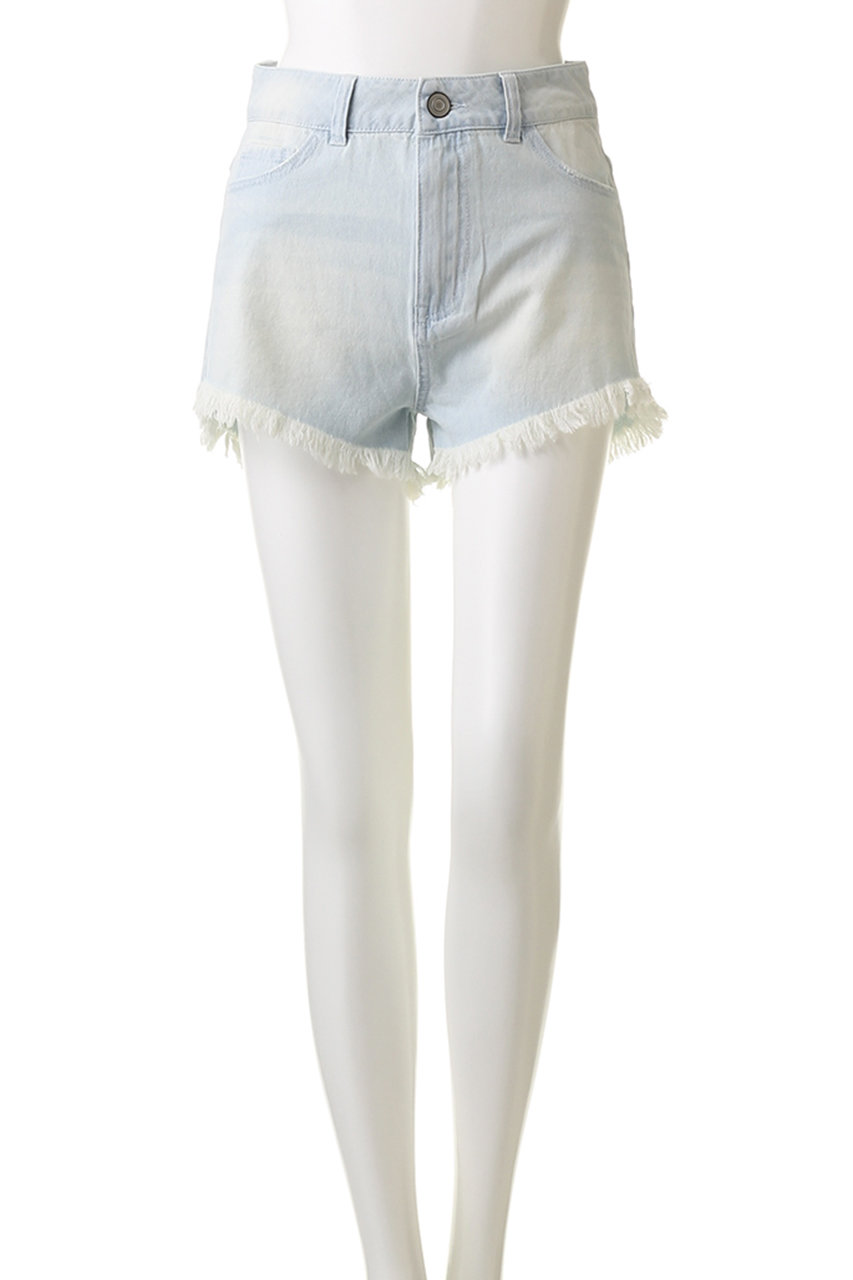 Reir(水着)(レイール(ﾐｽﾞｷﾞ))｜デニムショートパンツ/ブルー の通販