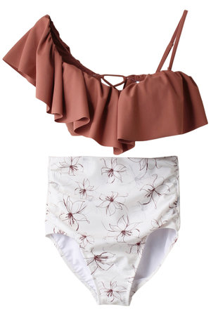 レイール(ﾐｽﾞｷﾞ)/Reir(水着)のSolid×Pencil Flower ビキニ(180400/180401)