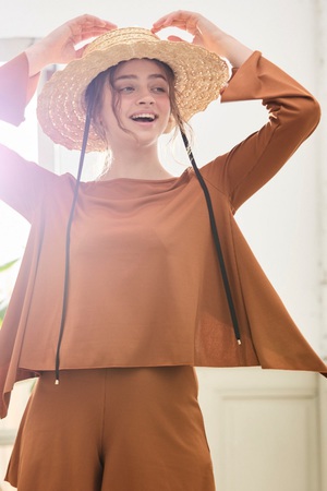 レイール(ﾐｽﾞｷﾞ)/Reir(水着)の水陸両用トップスショートパンツセット(180400/180401)