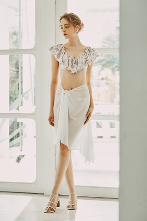 レイール(ﾐｽﾞｷﾞ)/Reir(水着)の【San-ai Resort】Solid シフォンパレオ(180100/180103)