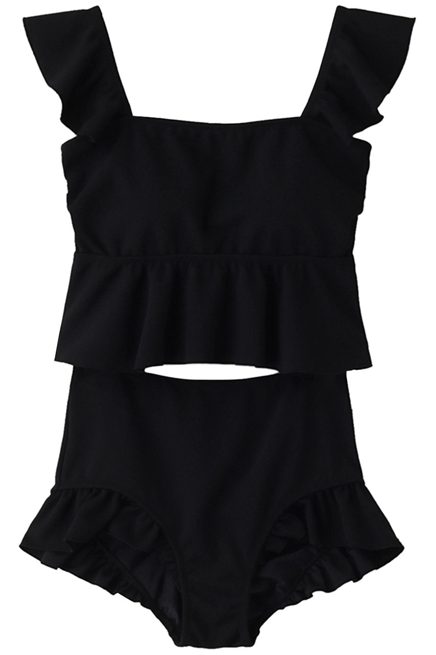 Reir(swim wear) 【San-ai Resort】ライトダンボールジョーゼットノンワイヤービキニ (ブラック, 09(M)) レイール(ミズギ) ELLE SHOP Reir(swim wear) 【San-ai Resort】ライトダンボールジョーゼットノンワイヤービキニ (ブラック, 09(M)) レイール(ミズギ) ELLE SHOP