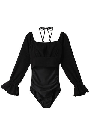 レイール(ﾐｽﾞｷﾞ)/Reir(水着)の【San-ai Resort】Soft Gatherレイヤードセット(180400/180401)