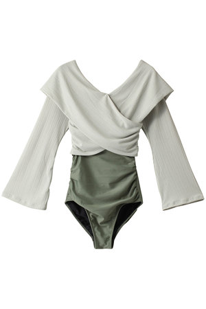 レイール(ﾐｽﾞｷﾞ)/Reir(水着)の【San-ai Resort】Rib Knitセット(180400/180401)