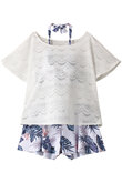 ストレッチレース×Orchid・Vintage Leaf4点