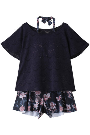 レイール(ﾐｽﾞｷﾞ)/Reir(水着)のストレッチレース×Orchid・Vintage Leaf4点(180100/180102)