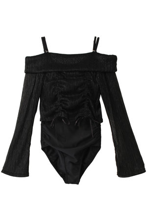 レイール(ﾐｽﾞｷﾞ)/Reir(水着)のLame Pleatsレイヤードセット(180400/180401)