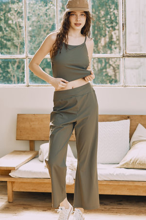 レイール(ﾐｽﾞｷﾞ)/Reir(水着)の【San-ai Resort】ロングパンツ3点セット【UPF50＋】(180400/180401)