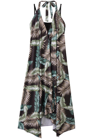 レイール(ﾐｽﾞｷﾞ)/Reir(水着)の【BeachQueen】WEB限定ドレスパレオ3点セット(180400/180401)