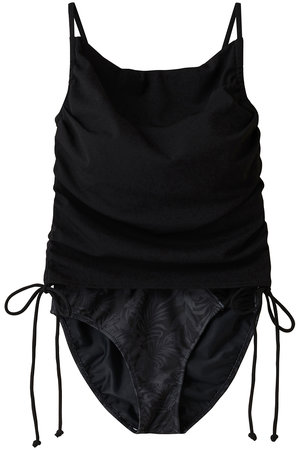 レイール(ﾐｽﾞｷﾞ)/Reir(水着)の【San-ai Resort】ワコール定番商品カップ使用 GHIカップ対応 ドレープワイヤーキャミ水着(180400/180401)