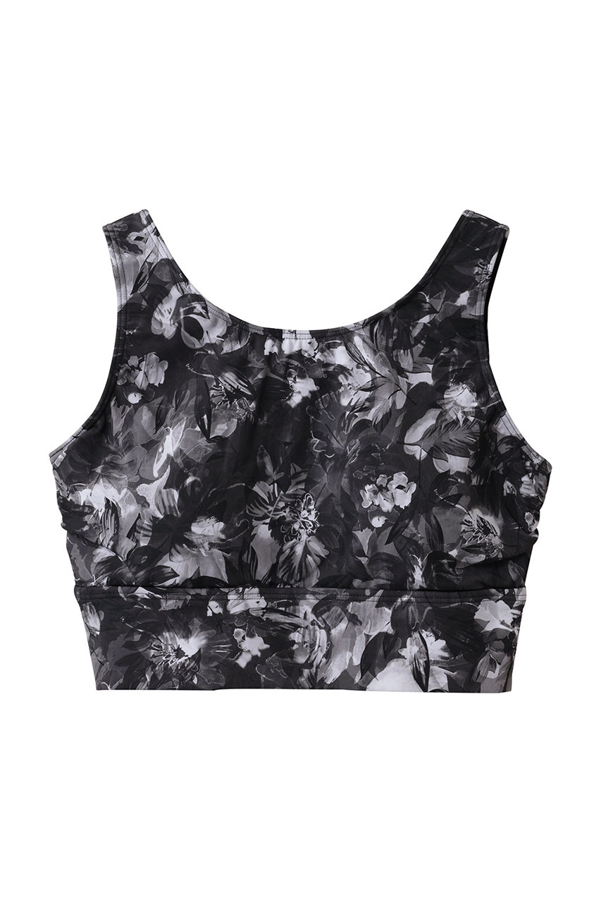 Reir(swim wear) 【水陸両用】プリントブラトップ (ブラック, 74(M)) レイール(ミズギ) ELLE SHOP Reir(swim wear) 【水陸両用】プリントブラトップ (ブラック, 74(M)) レイール(ミズギ) ELLE SHOP