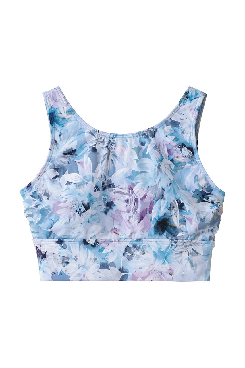 Reir(swim wear) 【水陸両用】プリントブラトップ (ブルー, 75(L)) レイール(ミズギ) ELLE SHOP Reir(swim wear) 【水陸両用】プリントブラトップ (ブルー, 75(L)) レイール(ミズギ) ELLE SHOP