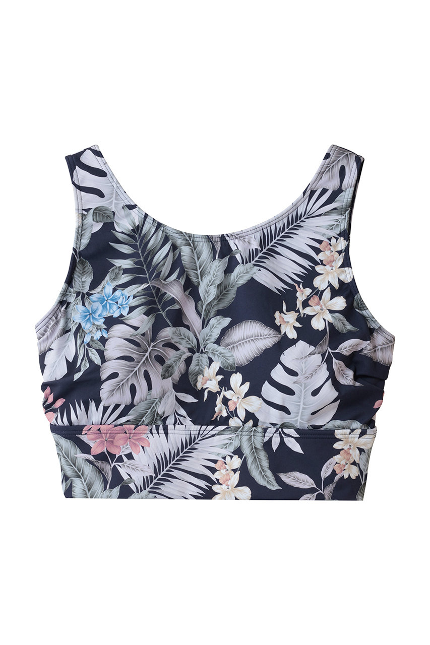 Reir(swim wear) 【水陸両用】プリントブラトップ (ネイビー, 74(M)) レイール(ミズギ) ELLE SHOP Reir(swim wear) 【水陸両用】プリントブラトップ (ネイビー, 74(M)) レイール(ミズギ) ELLE SHOP