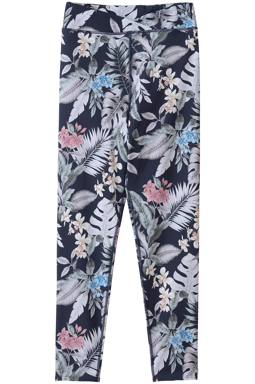 Reir(swim wear) 【水陸両用】プリントレギンス (ネイビー, 24(M)) レイール(ミズギ) ELLE SHOP Reir(swim wear) 【水陸両用】プリントレギンス (ネイビー, 24(M)) レイール(ミズギ) ELLE SHOP