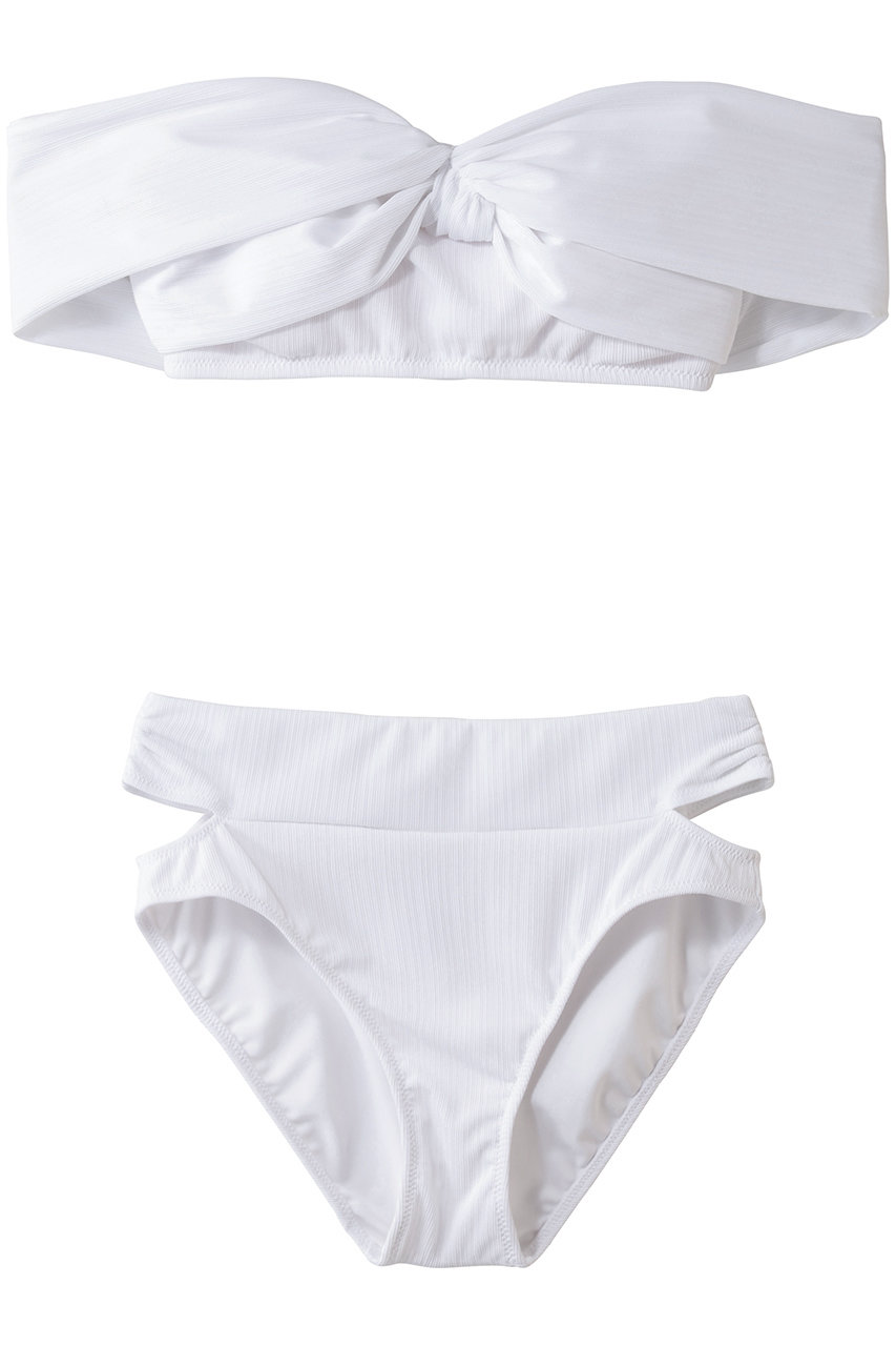 レイール(ﾐｽﾞｷﾞ)/Reir(水着)の【San-ai Resort】オフショル水着(ホワイト/55-53-6-1086)