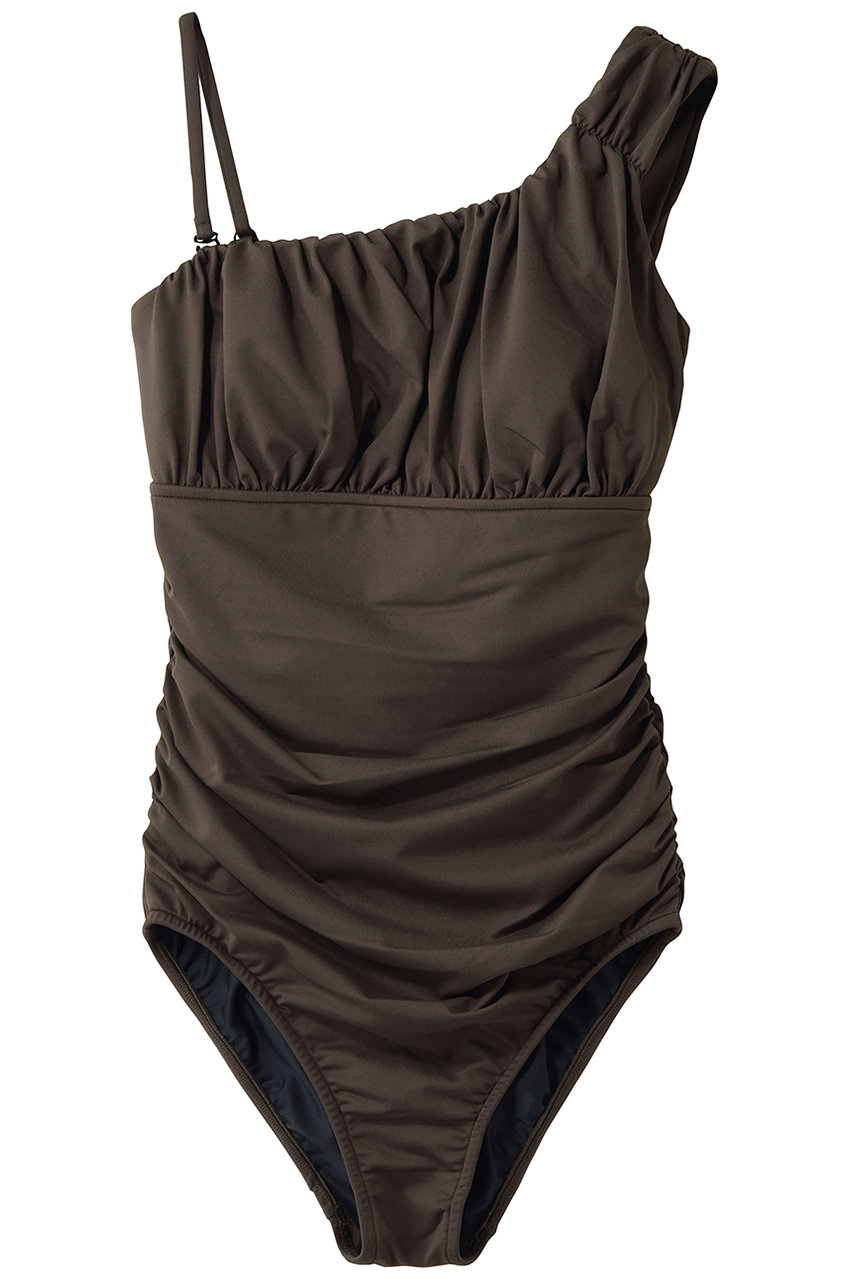 レイール(ﾐｽﾞｷﾞ)/Reir(水着)の【San-ai Resort】【UPF50＋】【インポートファブリック】ワンピース水着(カーキ/55-53-6-1087)