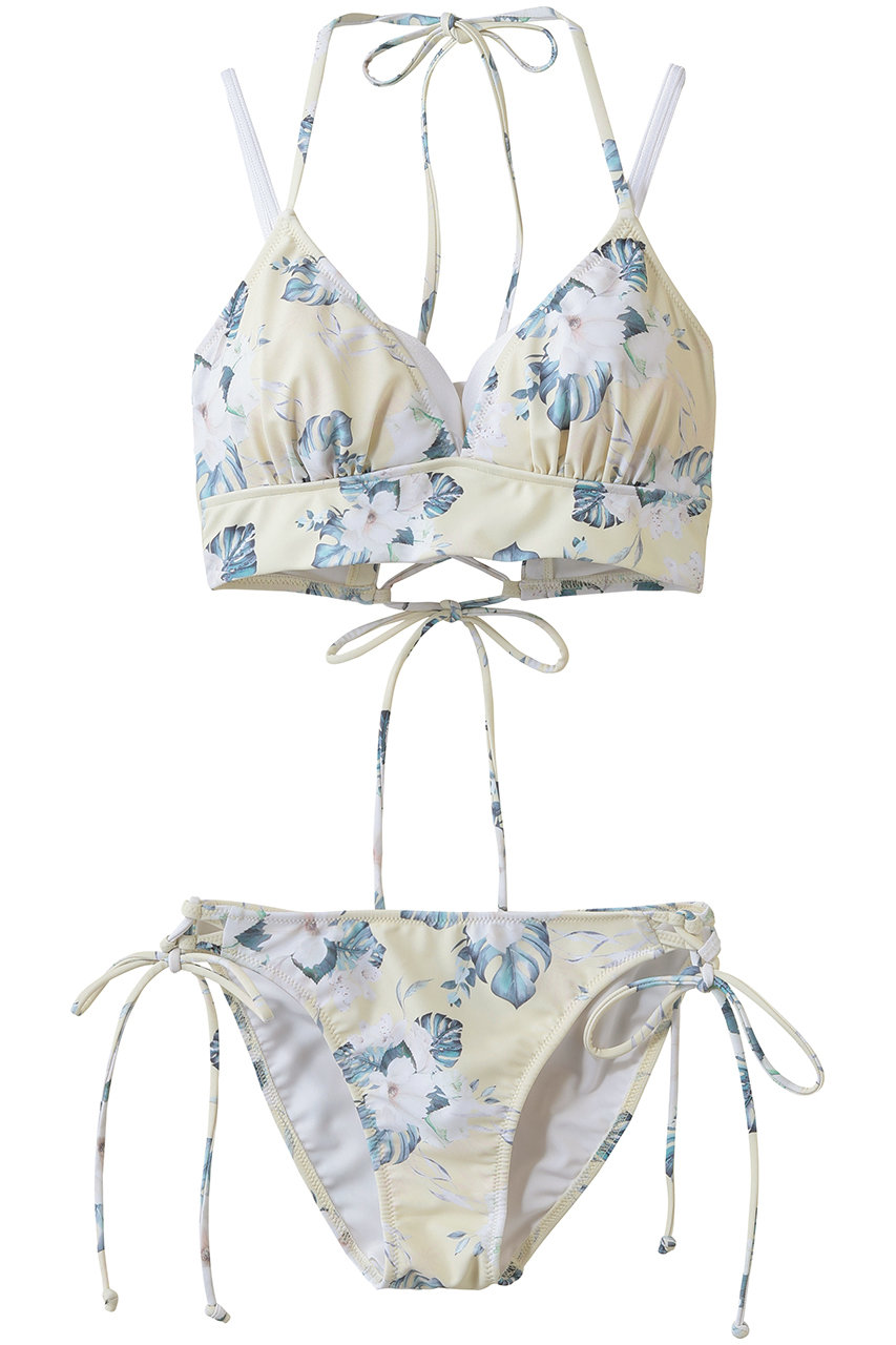 レイール(ﾐｽﾞｷﾞ)/Reir(水着)の【San-ai Resort】【FUWAMARU】レイヤードノンワイヤービキニ(イエロー/55-53-6-1405)