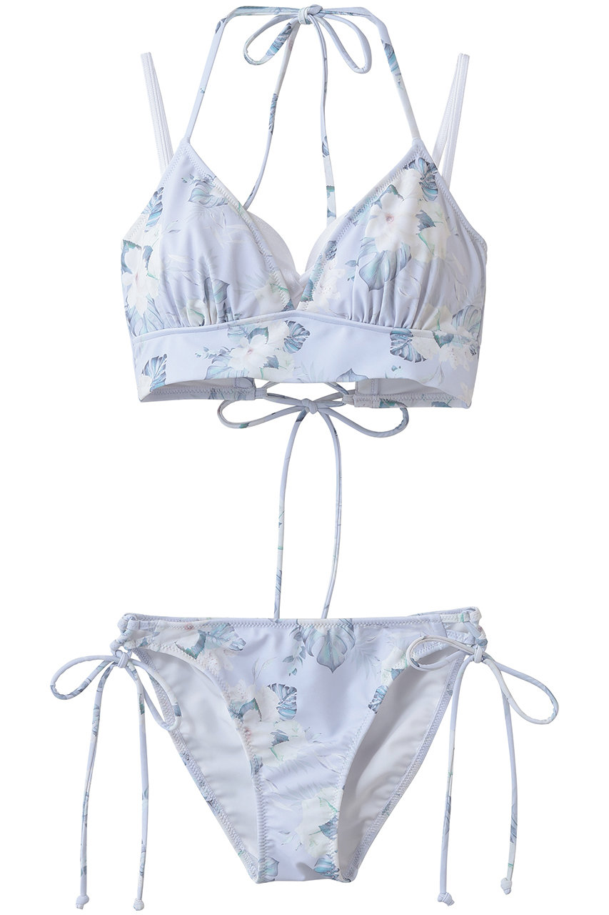 レイール(ﾐｽﾞｷﾞ)/Reir(水着)の【San-ai Resort】【FUWAMARU】レイヤードノンワイヤービキニ(パープル/55-53-6-1405)