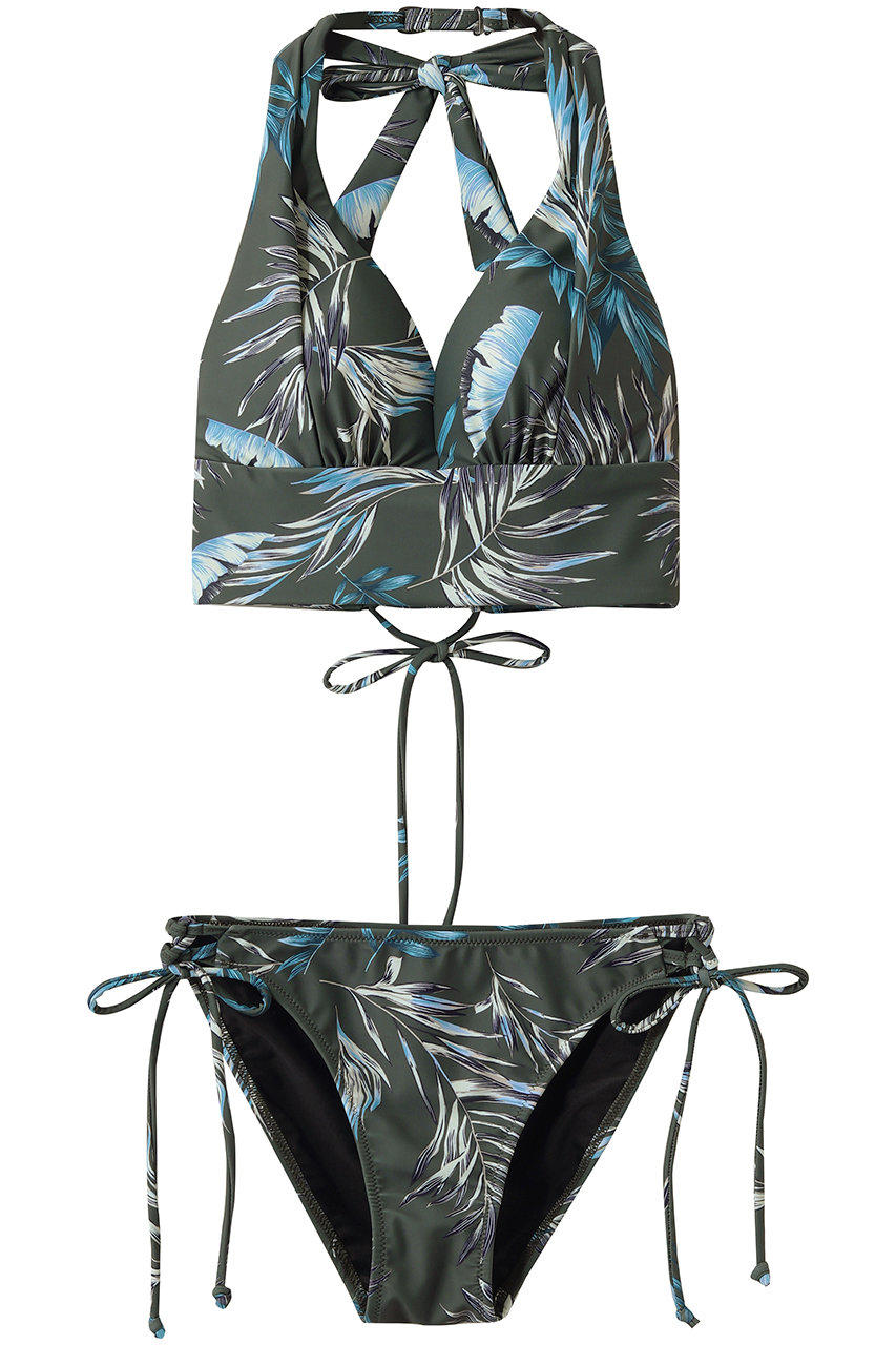 レイール(ﾐｽﾞｷﾞ)/Reir(水着)の【San-ai Resort】【ペア水着】【ナチュラルアップブラ】ノンワイヤービスチェビキニ(カーキ/55-53-6-1690)