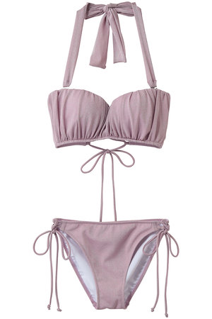 レイール(ﾐｽﾞｷﾞ)/Reir(水着)の【San-ai Resort】【楽盛り水着】ラメギャザーワイヤー水着(180400/180401)