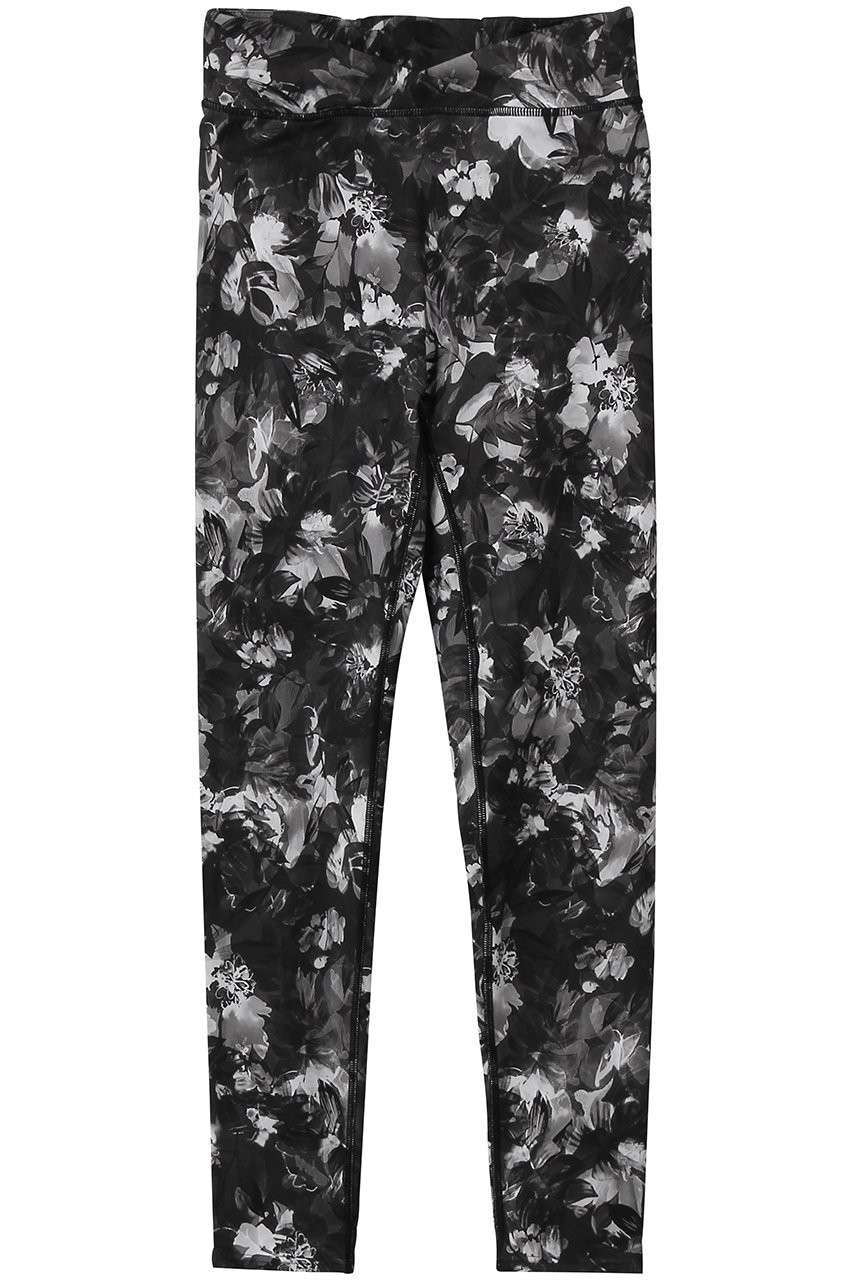 Reir（swim wear） プリントレギンス【水陸両用】 (ブラック, 24(M)) レイール（ミズギ） ELLE SHOP