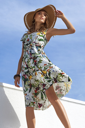 レイール(ミズギ)/Reir(水着)の【Coral veil】Botanical Garden ショルダードレス3点セット