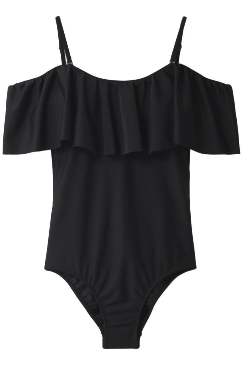 Reir 水着 レイール ﾐｽﾞｷﾞ Solidワンピース ブラック の通販 Elleshop エル ショップ
