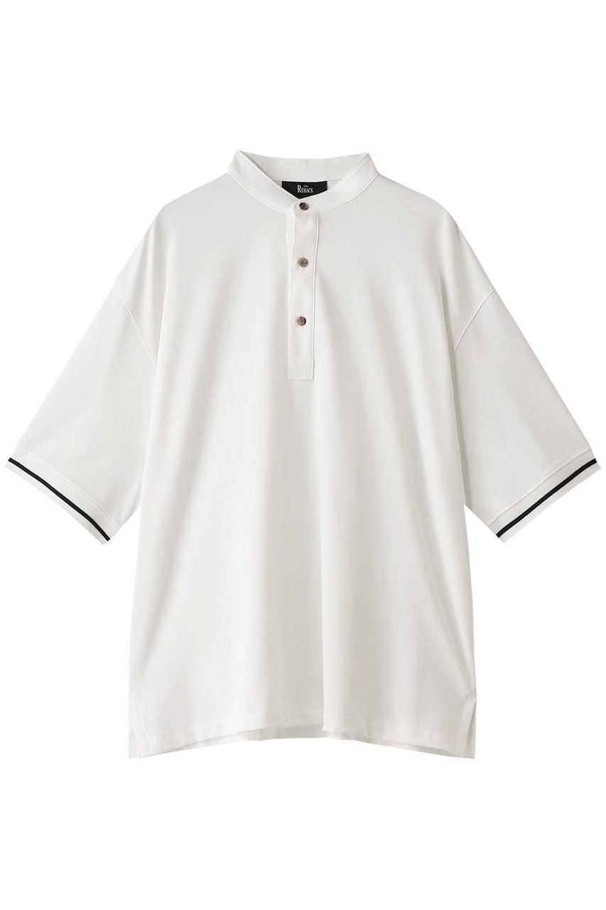SALE 【30%OFF】 THE RERACS ザ・リラクス メンズ(MENS)ノーカラーポロシャツ ホワイト