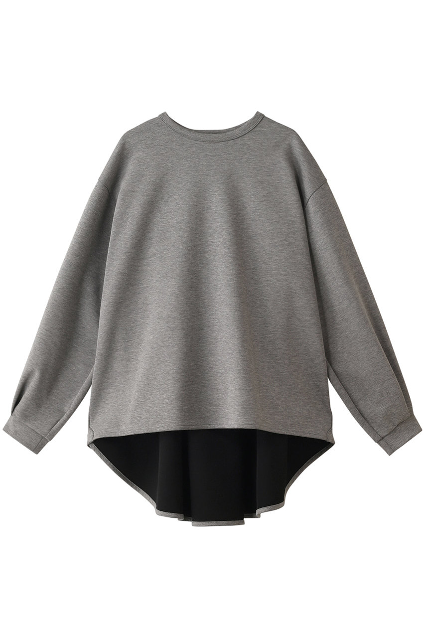 THE RERACS ザ・リラクス 【予約販売】ロングスリーブAラインTシャツ トップグレー