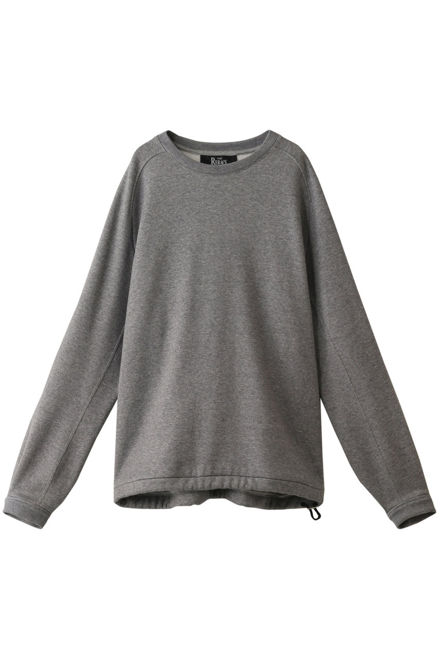 THE RERACS ザ・リラクス 【予約販売】メンズ(MENS)コットンフリースラグランクルーネックプルオーバー トップグレー