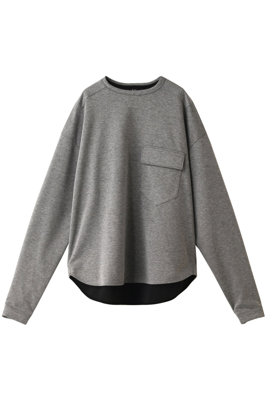 THE RERACS ザ・リラクス 【予約販売】メンズ(MENS)ロングスリーブコマンドTシャツ トップグレー