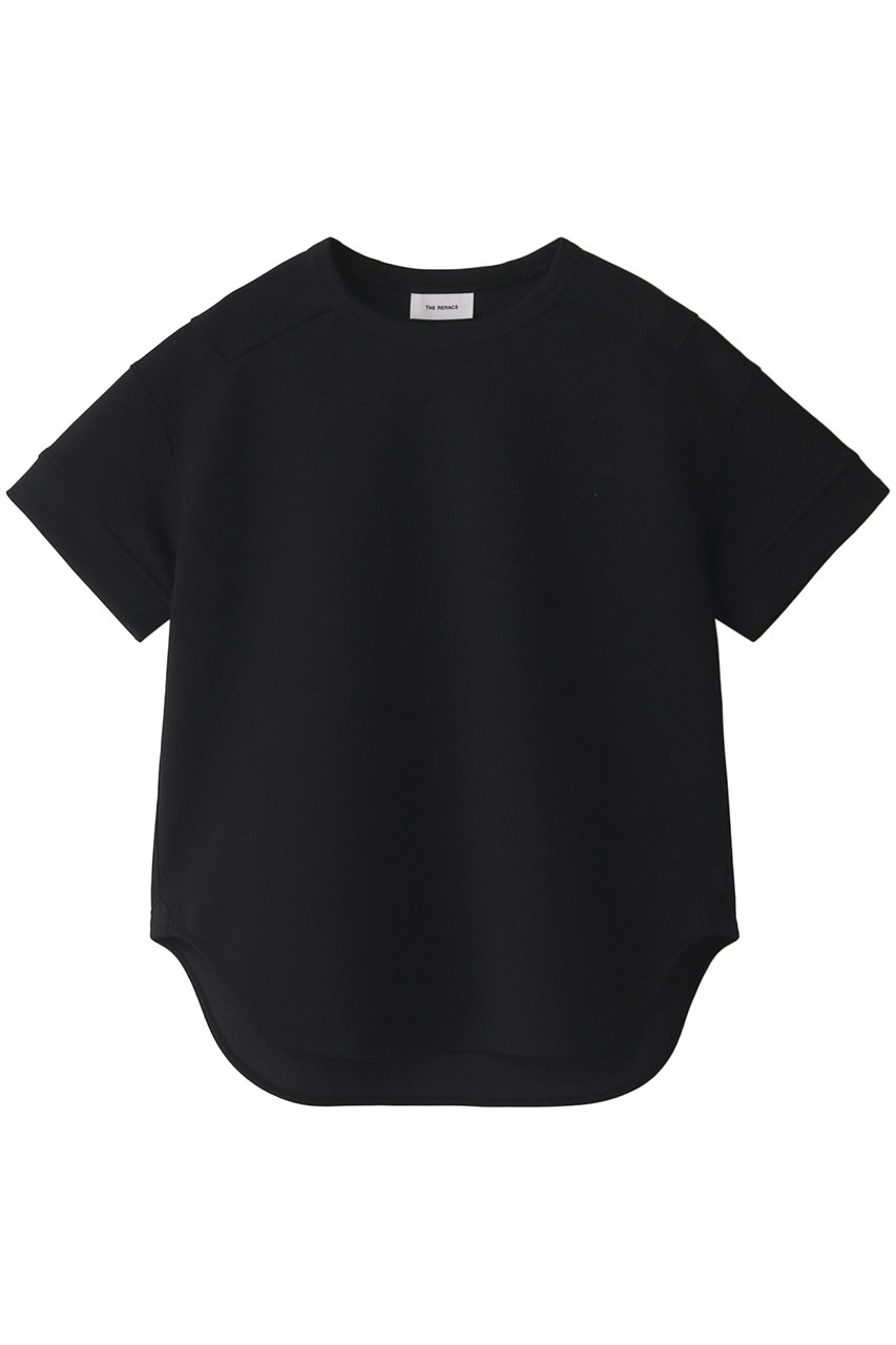 ＜ELLE SHOP＞ THE RERACS コマンドTシャツ (ブラック 2(38)) ザ・リラクス ELLE SHOP