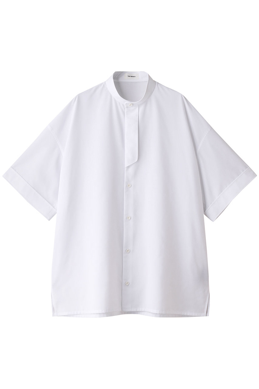 ザ・リラクス/THE RERACSの【MEN】ショートスリーブプラケットシャツ(ホワイト/24SS-REBL-399-J)