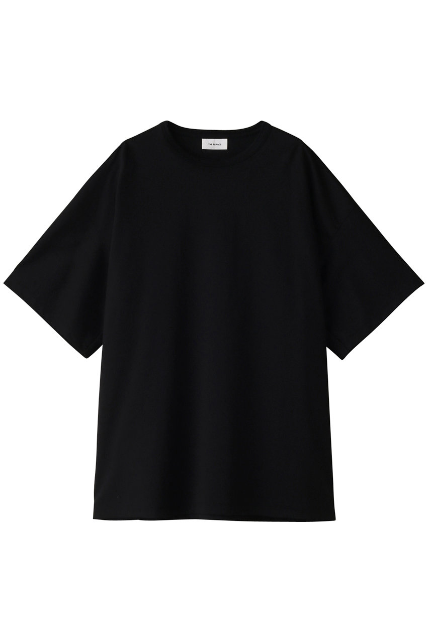 THE RERACS 【UNISEX】スーパーオーバーサイズTシャツ (ブラック, 0(FR)) ザ・リラクス ELLE SHOP