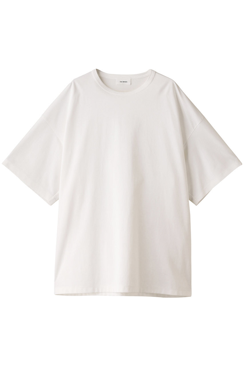 THE RERACS 【UNISEX】スーパーオーバーサイズTシャツ (ホワイト, 0(FR)) ザ・リラクス ELLE SHOP