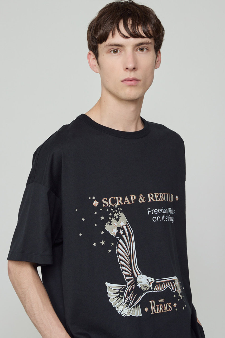 最終値下げ THE RERACS 24SS EX.EAGLEプリントTシャツ THE RERACS 24SS EX.EAGLEプリントTシャツ