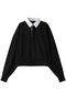 【予約販売】クレリックロングスリーブショートポロシャツ ザ・リラクス/THE RERACS ブラック