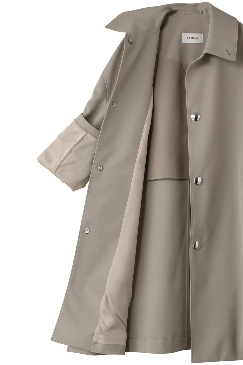 THE RERACS(ザ・リラクス)｜ミドルバルカラーコート/サンドストーン の