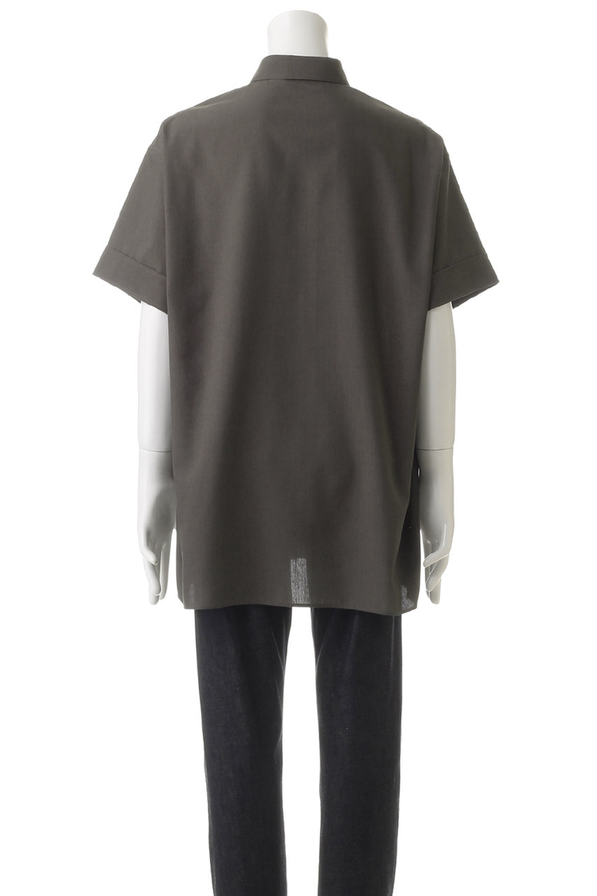 THE RERACS / ビブフロント ショートスリーブ シャツ THE RERACS / BIBIFRONT SHIRT SHORT SLEEVE | LA VILLA ROUGE