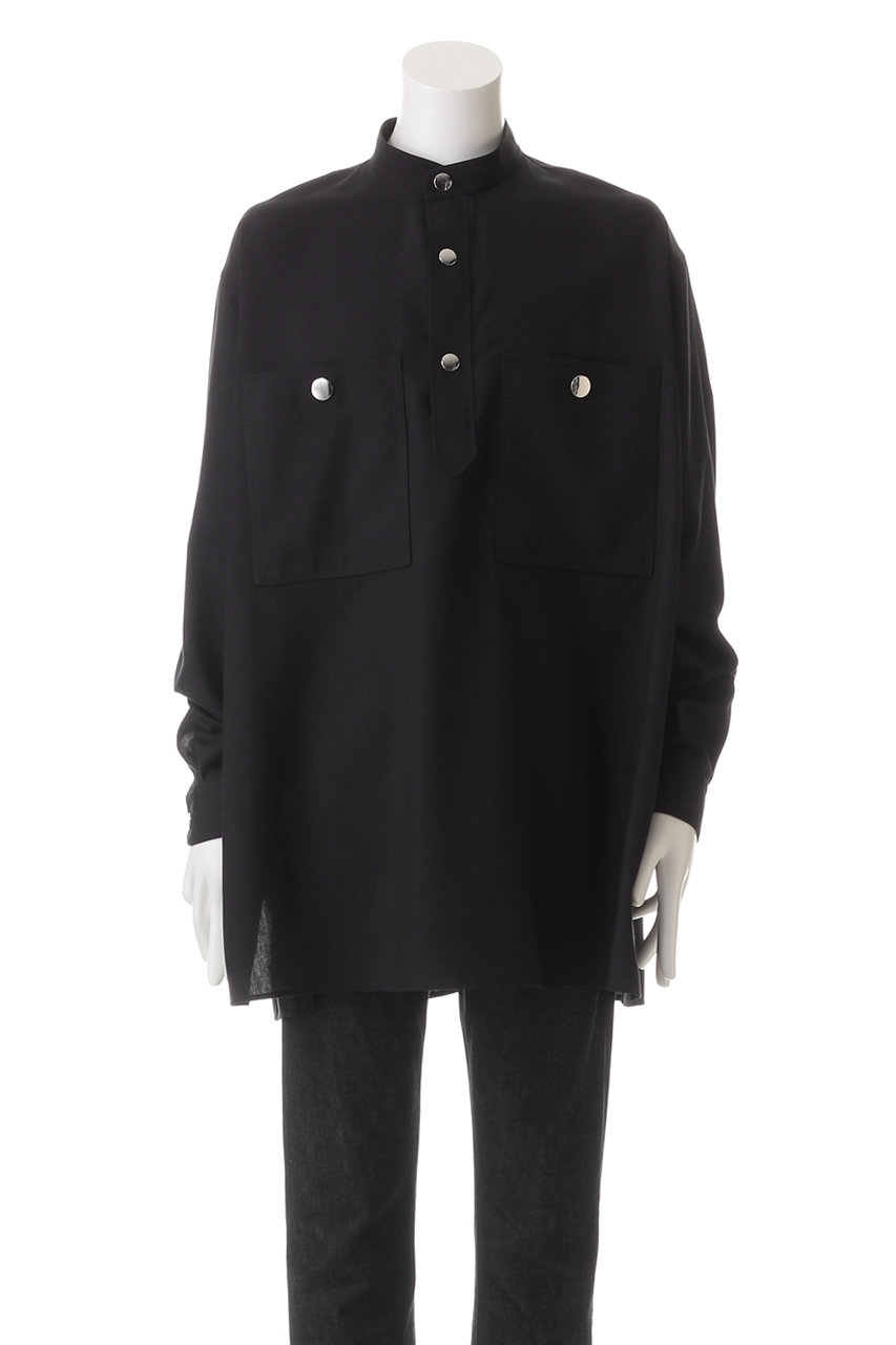 THE RERACS(ザ・リラクス)｜【MEN】バンドカラーUSプルオーバーシャツ