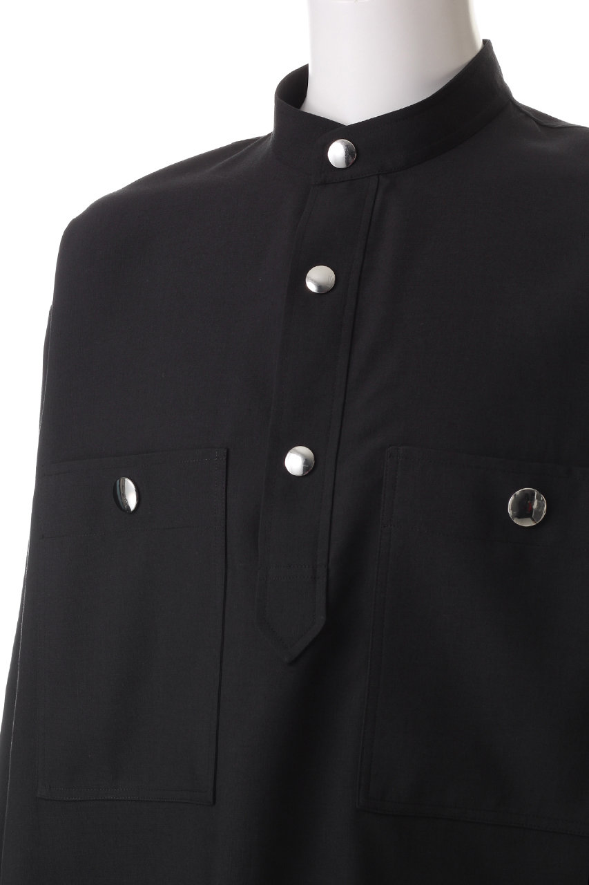 THE RERACS(ザ・リラクス)｜【MEN】バンドカラーUSプルオーバーシャツ