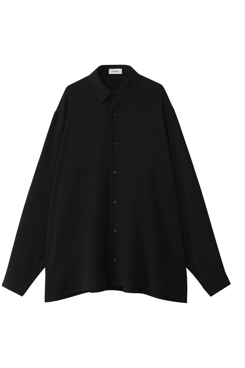 THE RERACS レギュラーカラーシャツ (ブラック, 2(38)) ザ・リラクス ELLE SHOP THE RERACS レギュラーカラーシャツ (ブラック, 2(38)) ザ・リラクス ELLE SHOP
