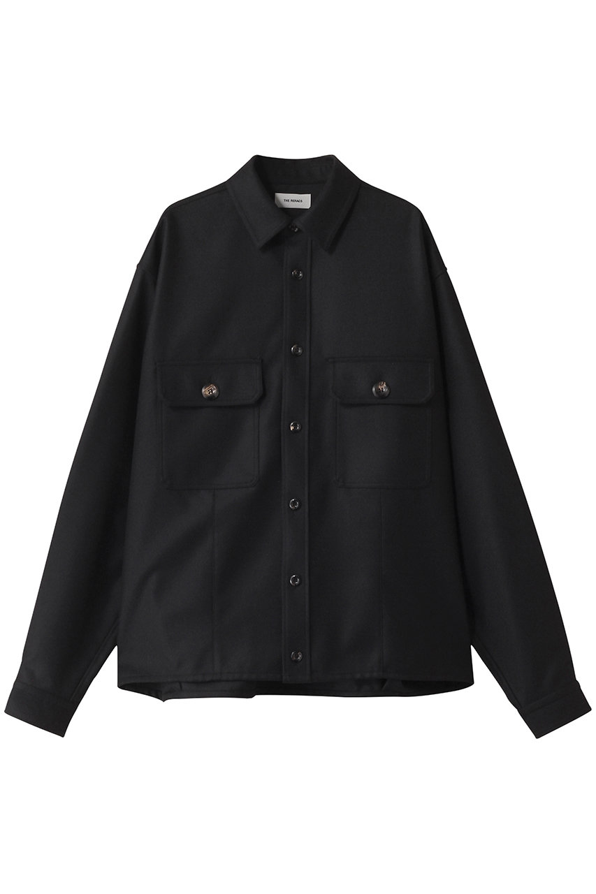 THE RERACS CPOショートシャツ (ブラック, 1(36)) ザ・リラクス ELLE SHOP THE RERACS CPOショートシャツ (ブラック, 1(36)) ザ・リラクス ELLE SHOP