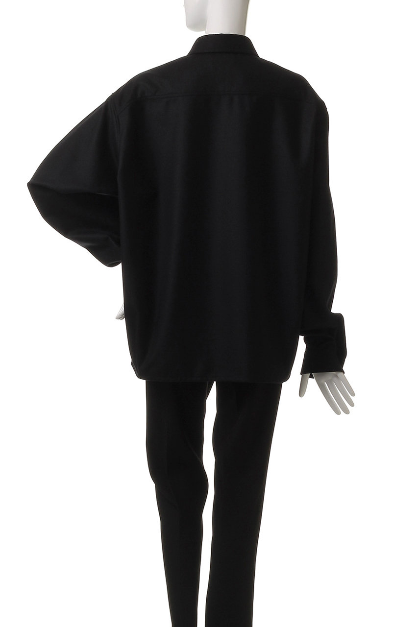 THE RERACS(ザ・リラクス)｜CPOショートシャツ/ブラック の通販